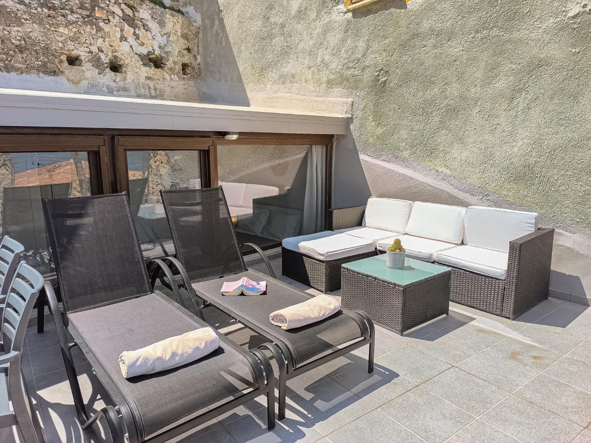 Charming Old Tannery House With Spacious Veranda And Stunning Sea View! La Canée Extérieur photo